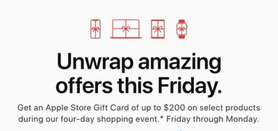 apple black friday shopping event 2019