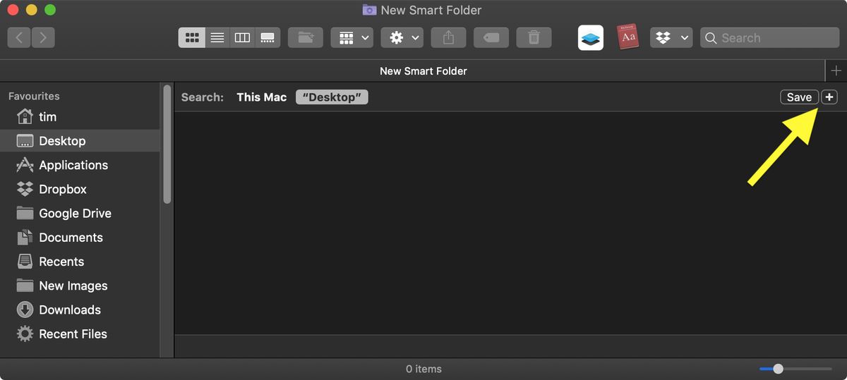 how to add a recent items folder to your macs dock image