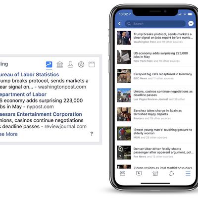 facebook trending gone