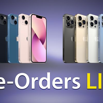 iPhone 13 and 13 Pro Pre Orders Live Feature
