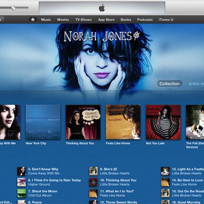 norah jones itunes store