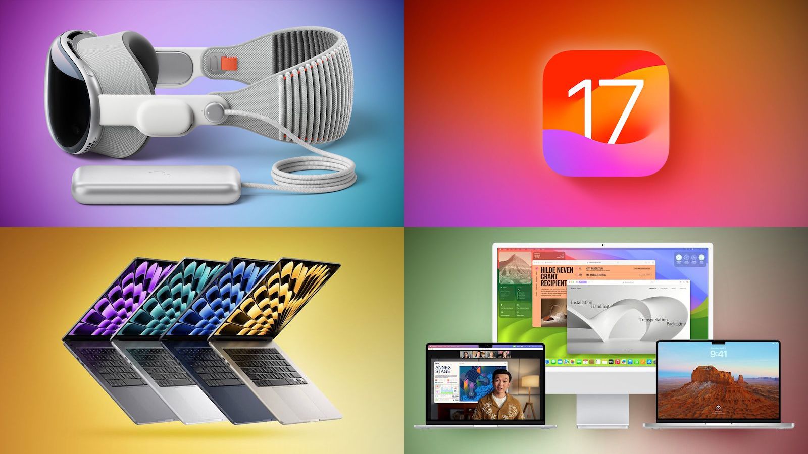 WWDC 2023: Apple Vision Pro, New Macs, iOS 17, and More