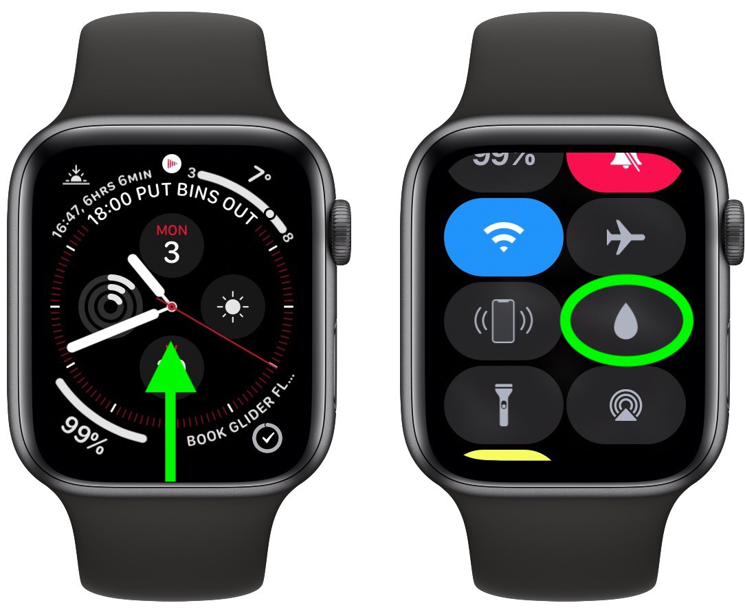 how to turn off water lock on apple watch 8