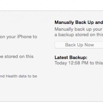 itunes encrupted backup 1