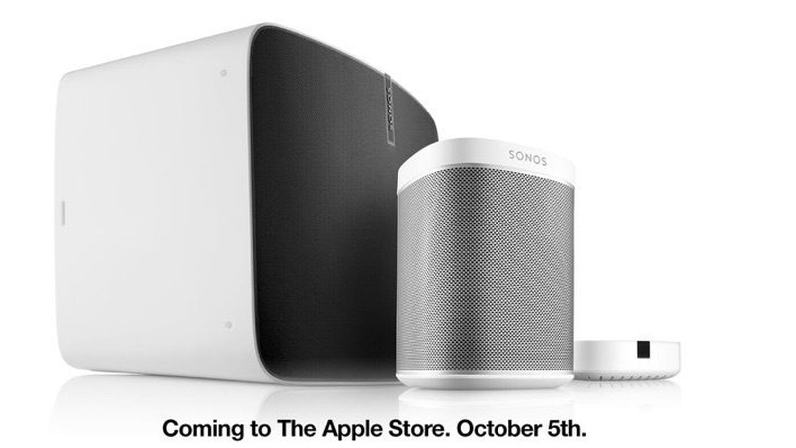 Sonos to Apple Online Store Today, Retail Stores on October 5 - MacRumors