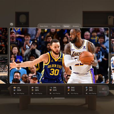 Vision Pro NBA
