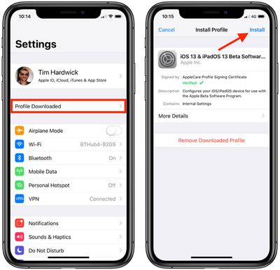 how to install ios 13 public beta on iphone
