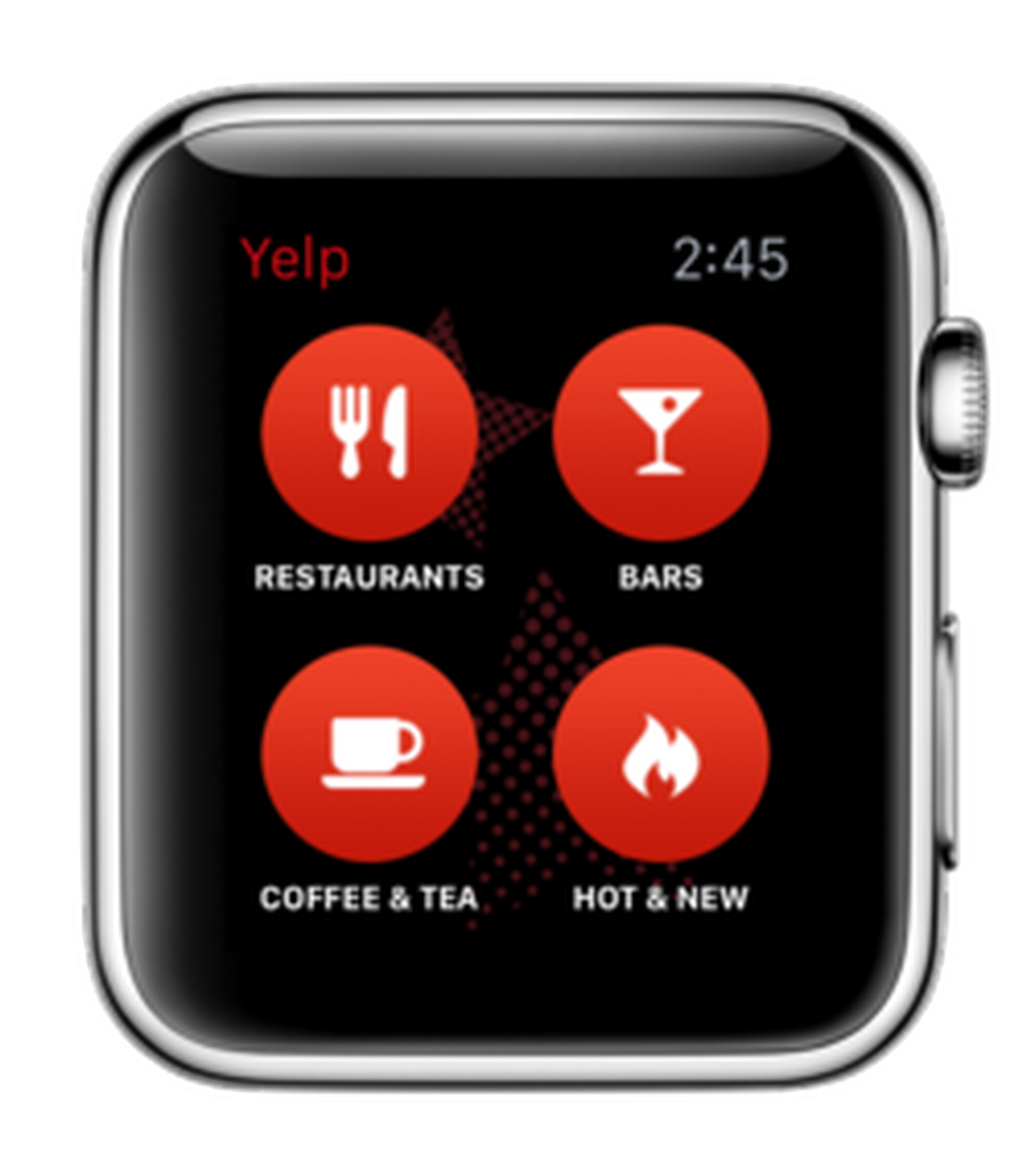 Watch app desktop. Yelp приложение.