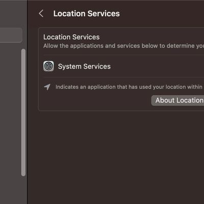 macos 13 5 location services