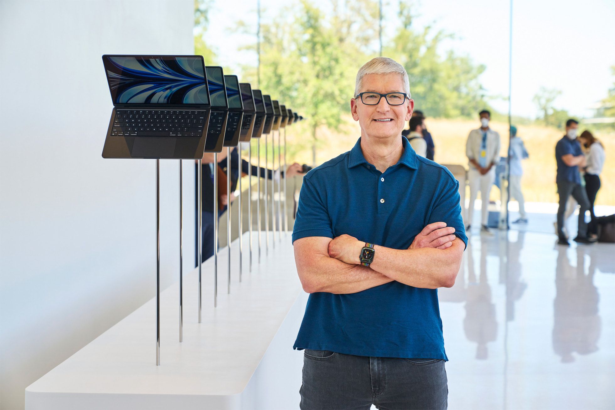 Tim Cook Wore Viral Nike Air Force 1s at Apple's Scary Fast Event