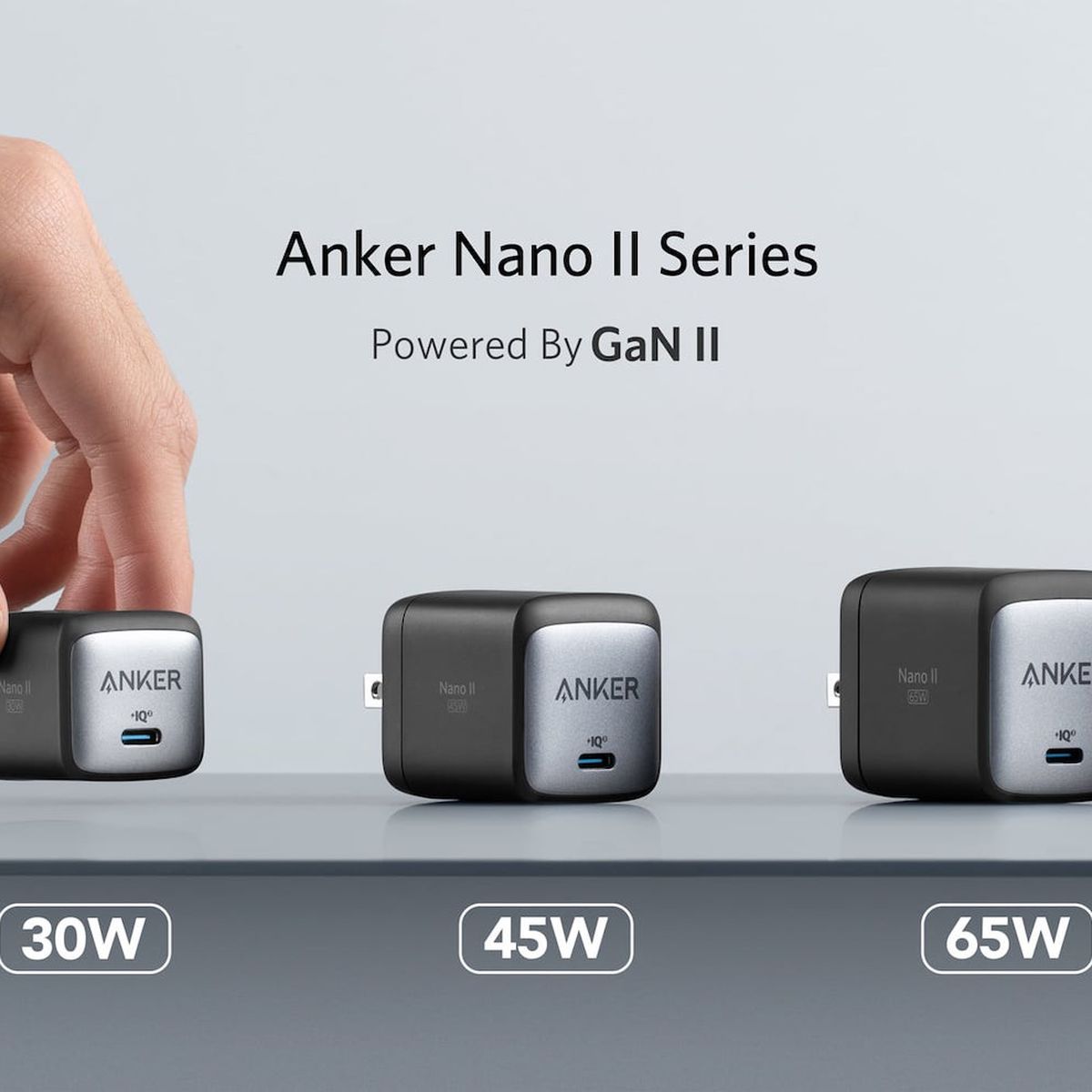 Anker Nano Ⅱ Anker Nano II Fast Charger 30W/45W/65W PPS Charging GaN II Adapter