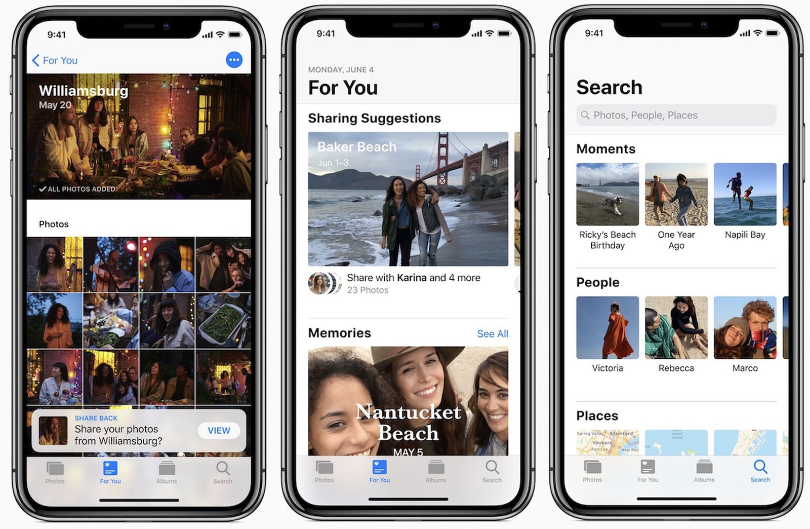 Apple Unveils New 'For You' Tab and Sharing Suggestions Coming to