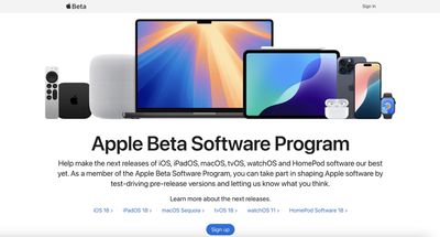 apple beta software program