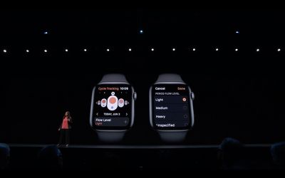 menstrual cycle tracking apple watch
