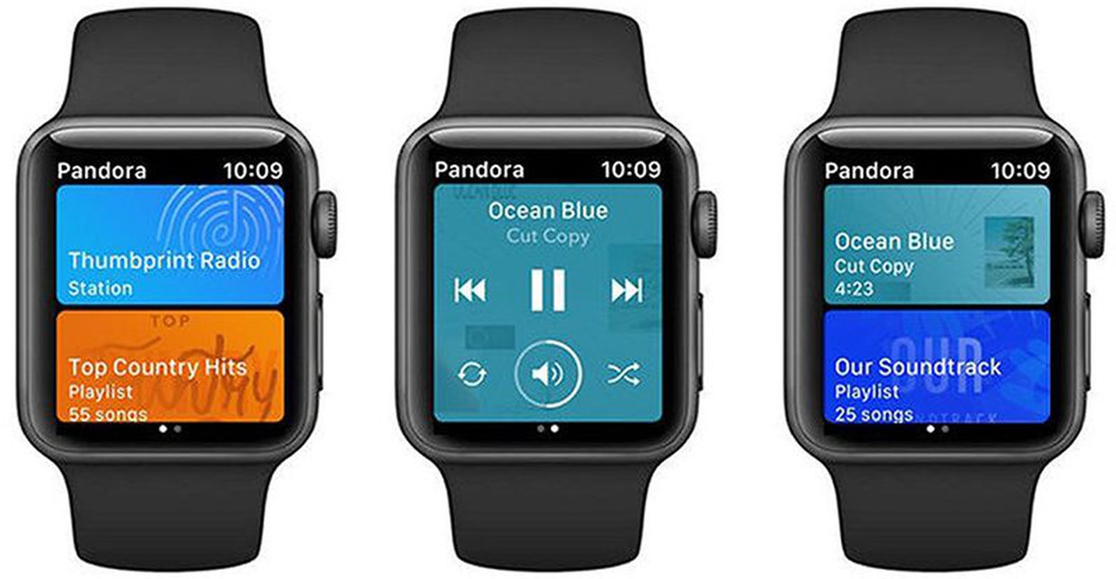 Pandora Launches Apple Watch App With Offline Playback Capabilities