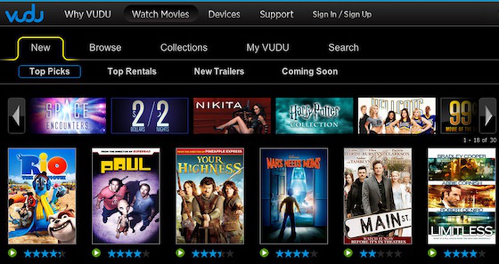 Browse - Vudu