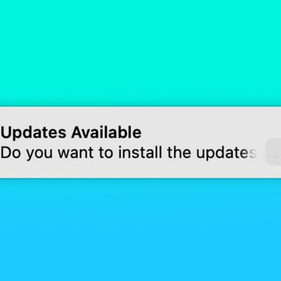 updates available notification