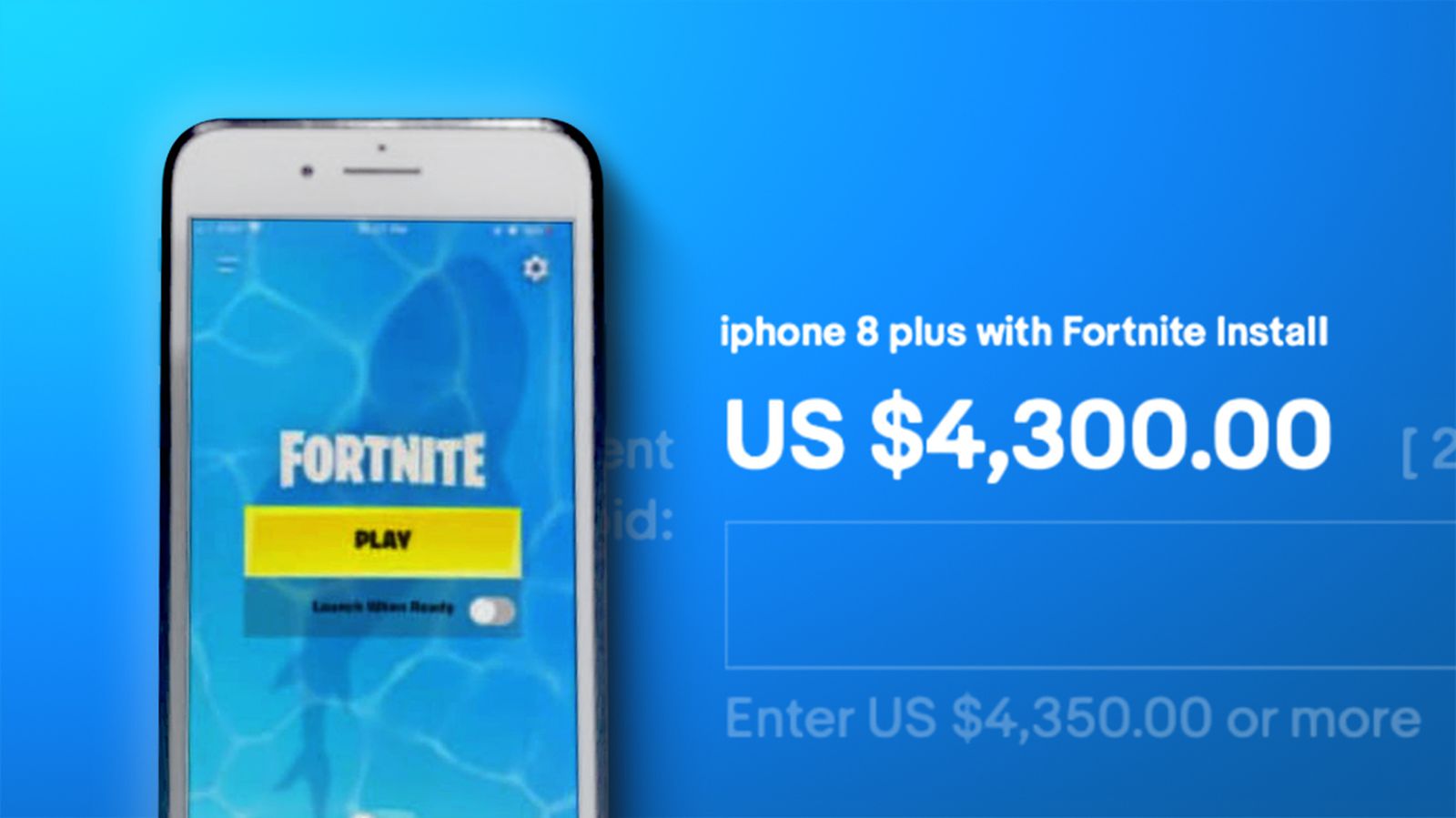 iPhones with 'Fortnite' Installed List on  for Big Money After Apple  Feud