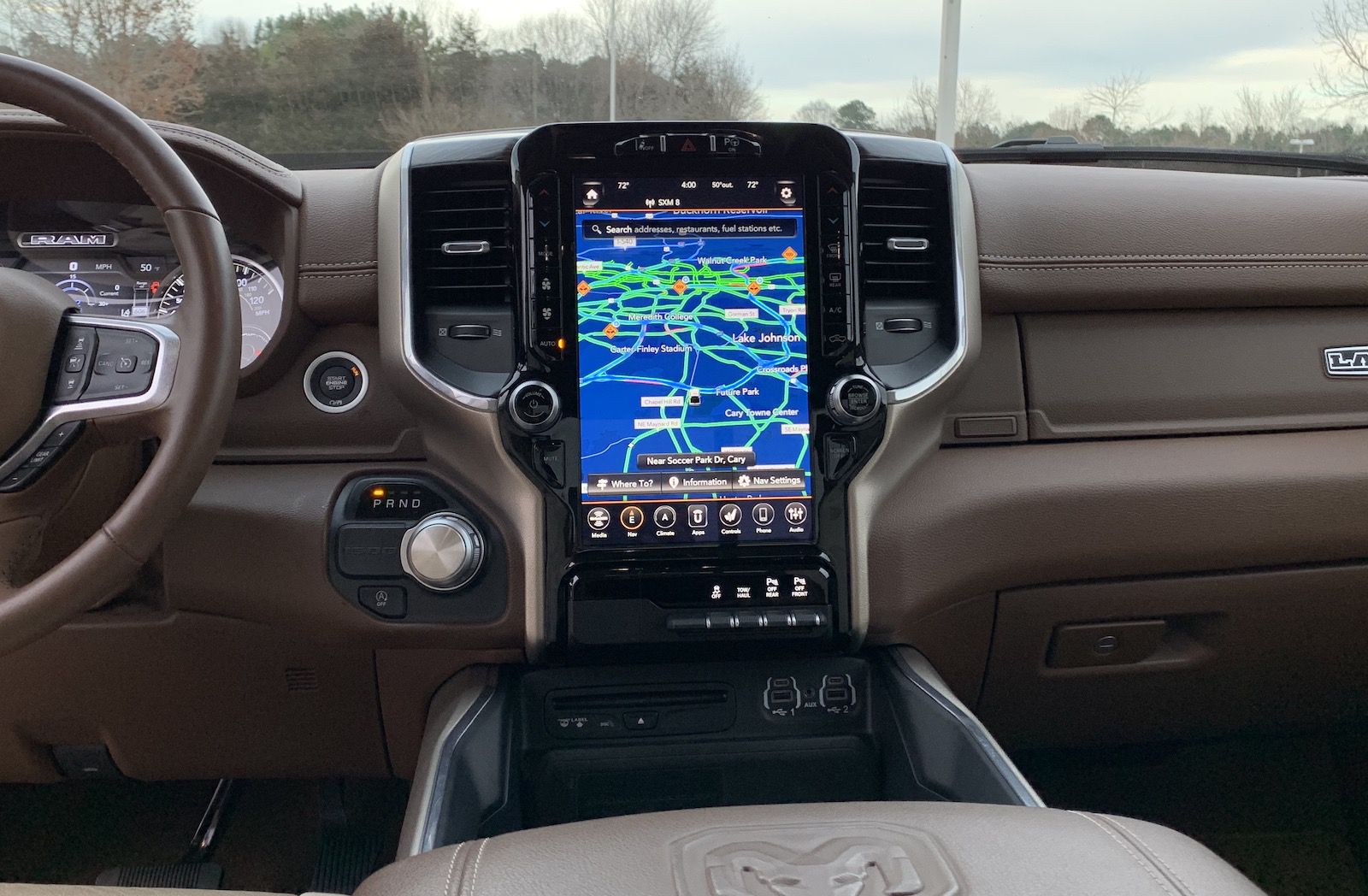 Review: 2019 Ram 1500 Offers a Gorgeous 12.3-Inch Portrait Display With