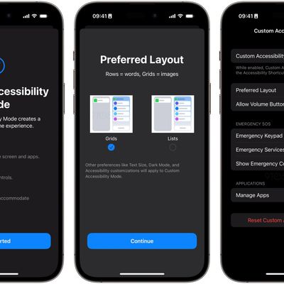 Custom Accessibility Mode iOS 16