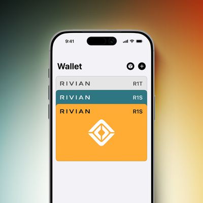 Rivian iPhone Car Keys in Apple Wallet Feature