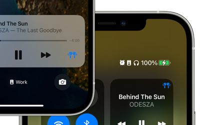 ios 16 airpods glyp now playing