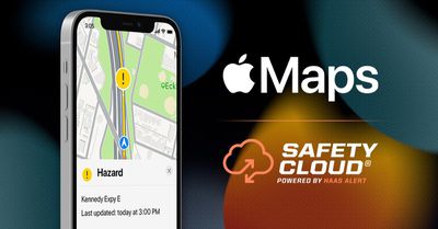 apple maps safety cloud