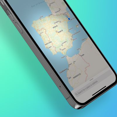iPhone Apple Maps Spain Portugal
