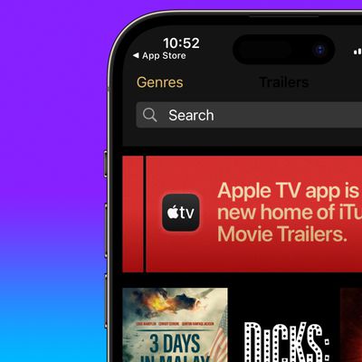 movie trailers app banner