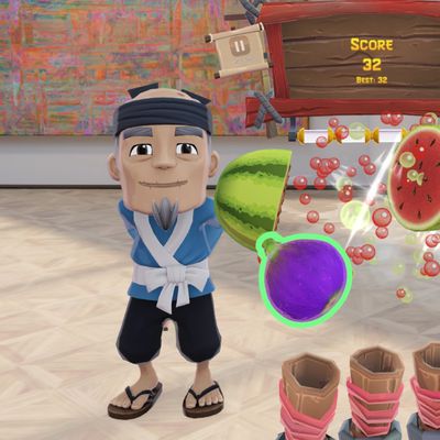 fruit ninja vision pro 1