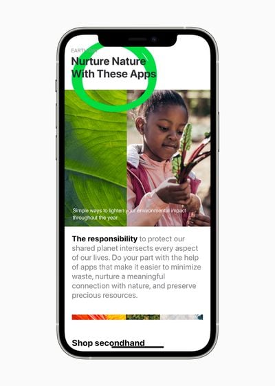earth day 2021 app store
