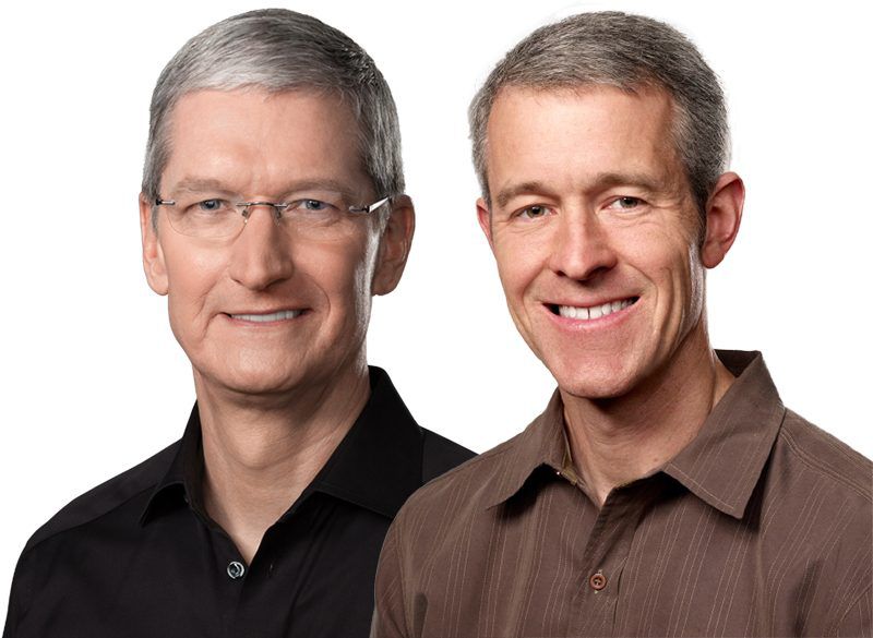 Tim Cook and Jeff Williams Named to TIME's List of 20 Most Influential