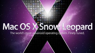 Mac OS X Snow Leopard Web Banner Large