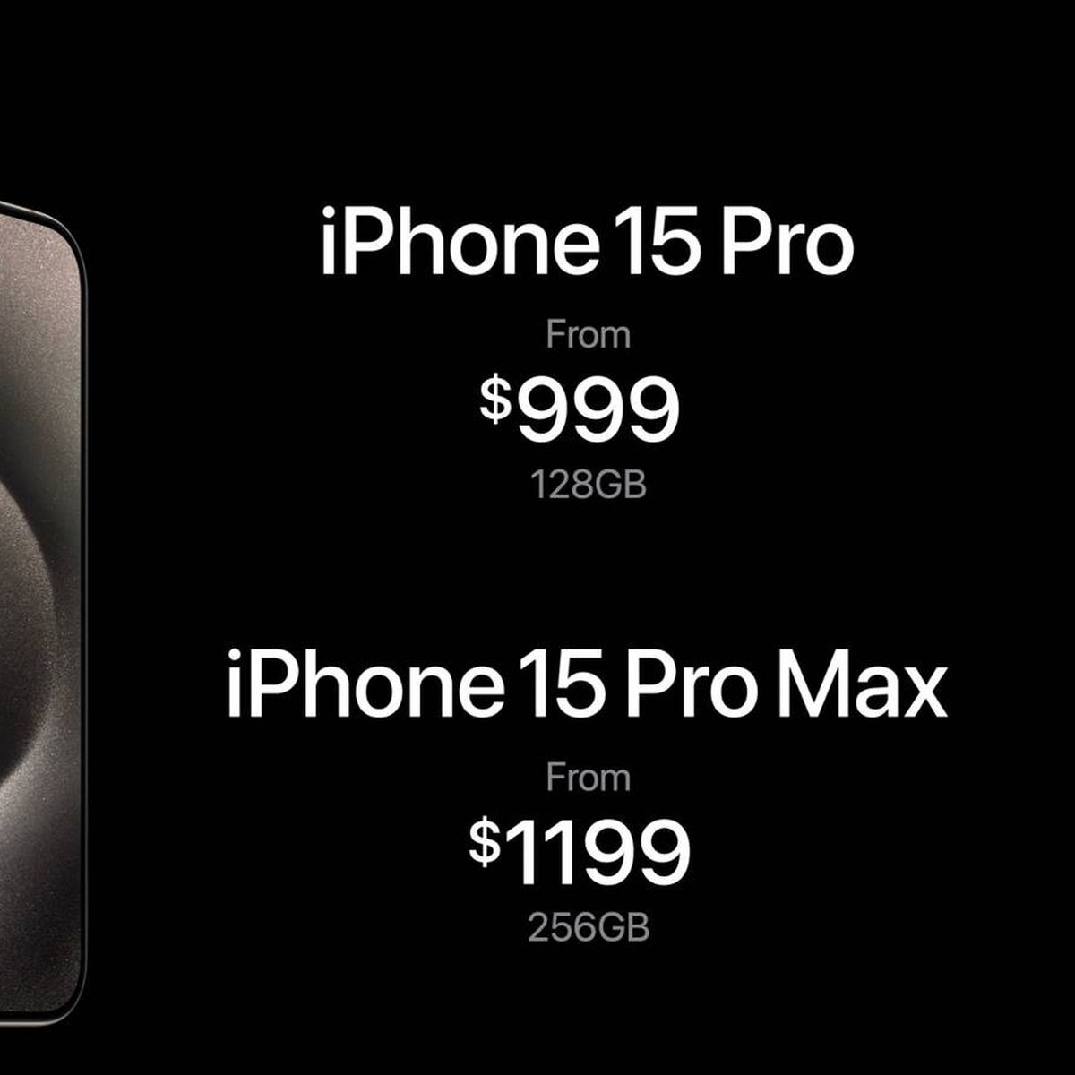 iPhone 15 Pro, iPhone 15 Pro Max Price Hike Won't Bring Upgrade From 128GB  Base Storage Configuration: Report
