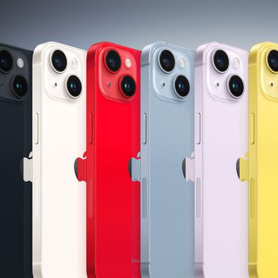 Apple iPhone 14 color lineup feature