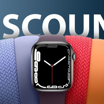 Apple Watch Series 7 Rainbow Cropped Blue Discount