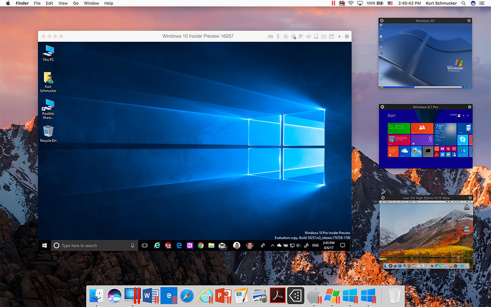 parallels desktop windows 10 resolution