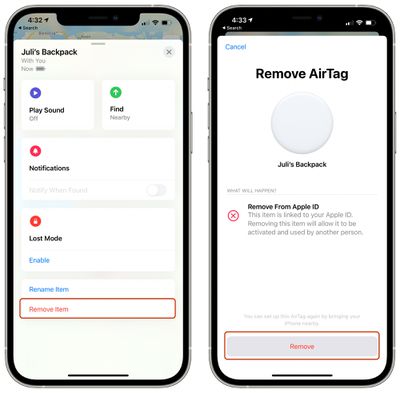 How to Factory Reset an AirTag So Someone Else Can Use It - MacRumors