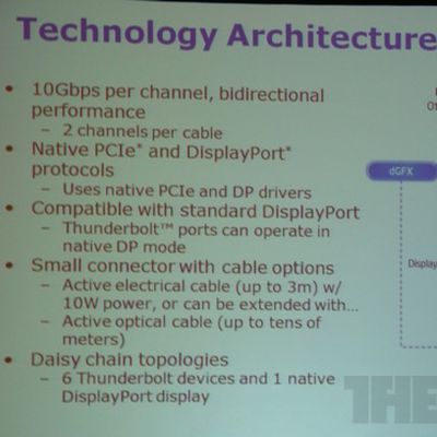 idf thunderbolt spec