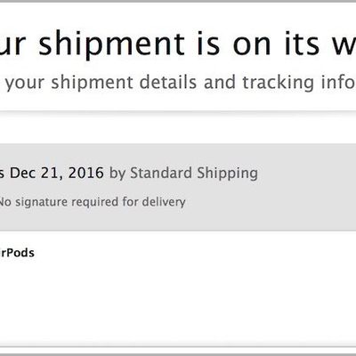 airpods shipments us