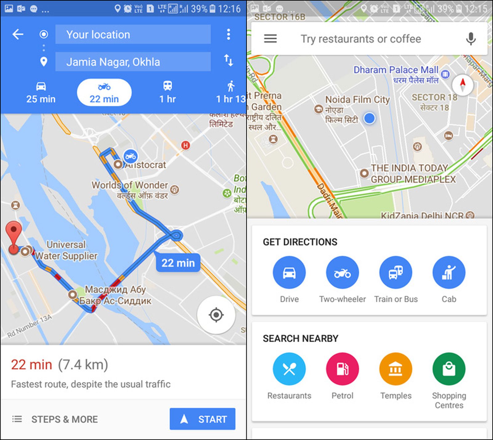 Google Maps Two Wheeler Mode Launches In India More Countries