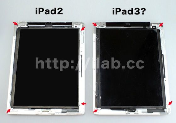 Leaked iPad 3 Rear Shell, Display, and Dock Connector Cable Matched ...