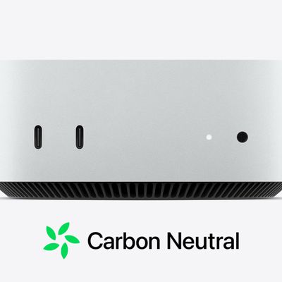 m4 mac mini carbon neutral