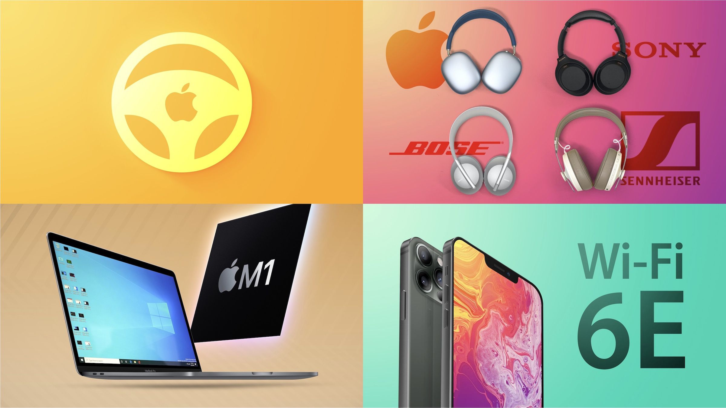 Top news: Apple car rumors, Windows on a Mac M1, AirPods Max compared
