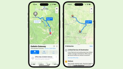 ios 17 maps limited service warning