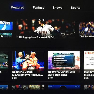cbs sports apple tv