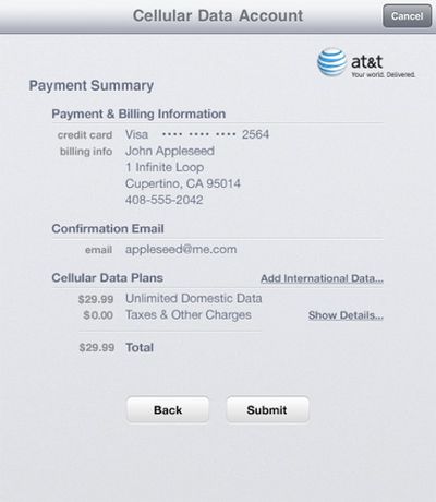 114735 ipad 3g signup summary