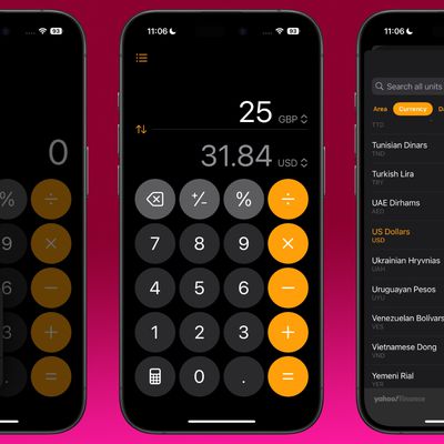calculator app ios 18
