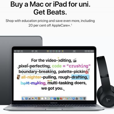 Apple's Back to School promotions