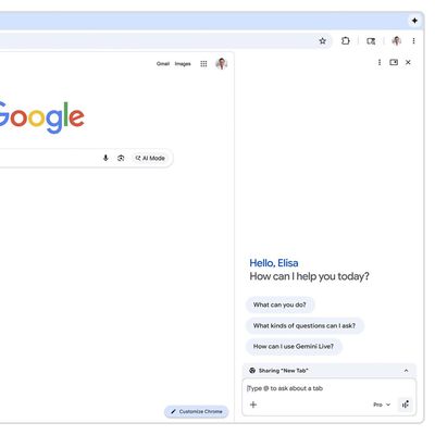 Still Gemini in Chrome Side Panel 1